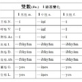 雙數i語基變化