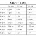 複數i語基變化