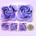 摺紙-紫玫瑰