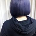 西門町 推薦染髮 玩髮達人Mia 冬天的紫灰髮色  捲髮 
