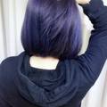 西門町 推薦染髮 玩髮達人Mia 冬天的紫灰髮色  捲髮 