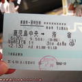 (209)鹿兒島-指宿玉手箱列車乘車券