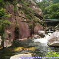 (398)昇仙峽公園-昇仙橋與溪流一景