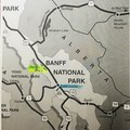 (082)班夫國家公園－冰原大道之弓湖地圖標示