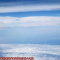 (002)回程-飛機上拍攝窗外雲海