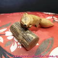 (224)北海道-第一代狐狸木雕