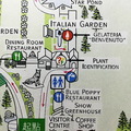 (219)維多利亞-布查特花園之義大利園地圖標示