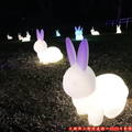 (042)月影燈季好想兔-草坪小兔燈