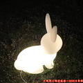 (043)月影燈季好想兔-草坪小兔燈