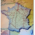 TGV營運路線圖示