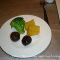 台塑王品牛排2012/7/12-酸梅配菜（地瓜和花椰菜）