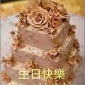 玫瑰蝴蝶蛋糕