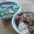 阿禾魯肉飯+魚皮湯