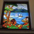 溫泉博物館的彩繪玻璃窗