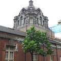 司法博物館（原臺南地方法院）東側出入口（主要出入口）上方圓頂極具特色