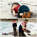 難民船翻覆3歲童伏屍沙灘