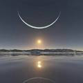 北極太陽月亮