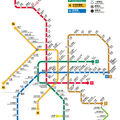 松山線捷運系統將於2014.1115正式通車，台北市區捷運系統幾乎可說已經全部完成。民國七十五年捷運開始興建
