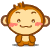 小猴子磕頭動畫