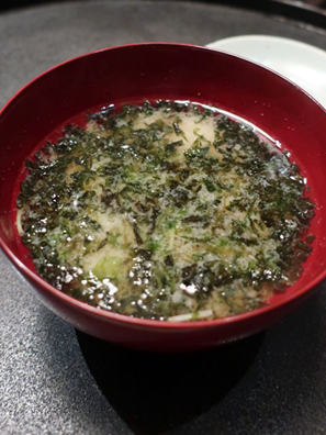 海藻味噌湯