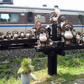 京都嵐山龜岡站最有名的標誌