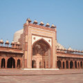 印度法第普西克里城~迦密清真寺(Jama masjid)內