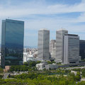 從天守閣頂層可俯瞰大阪美景