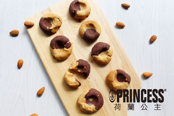 雙色腰果桃酥─無銨粉、泡打粉