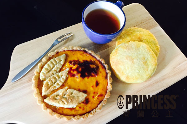 臉黑一塊的香酥南瓜塔