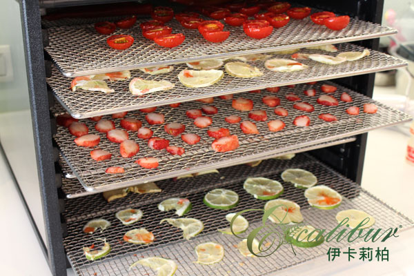 用Excalibur低溫乾果機做水果乾 用Excalibur低溫乾果機做水果乾