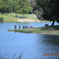 Prado Regional Park的小湖