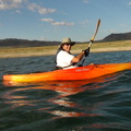 kayaking密得湖上