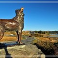 Collie Dog Statue 