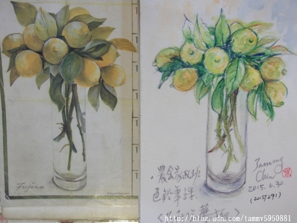 15 家政班 星期二的水性色鉛筆課 3 臨摹仿畫瓶花 優雅自在 喜樂生活 Udn部落格