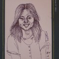 1989在台北上班，用原子筆畫學生時代的照片，找片裡的自己當年20歲。