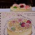 2014.0505 / 淡彩速寫我的生日蛋糕