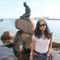 丹麥首都哥本哈根入口、Langelinje碼頭邊，小美人魚坐落處．（August 16, 2012）