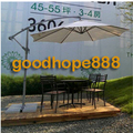 惠宇清朗-A110086塑木圓桌+S13101鐵製塑木椅-5s