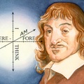 笛卡爾 (René Descartes，1596~1650)偉大成就示意圖