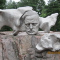 Finnish composer Jean Sibelius (1865–1957) Sculpture_08_Jul_2015