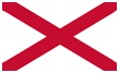 Flag of St Patrick's saltire_小旗