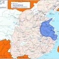 北伐後”形式統一”中華民國個軍閥勢力分佈示意圖