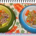 酸菜豆仁炒素火腿+18穀米飯
