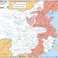 1944年西點軍校豫湘桂會戰，共軍佔顉日偽區圖。
