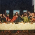 Young Leonardo Last Supper Canvas Painting