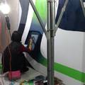 3D壁畫 牆壁彩繪 烏日高鐵 百酈藝術公司