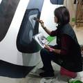 3D壁畫 牆壁彩繪 烏日高鐵 百酈藝術公司