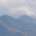 2008年2月9日在清境遠距離拍攝合歡山的雪