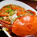 台中海鮮餐廳【台中大祥海鮮屋】螃蟹宴．霸王蟹的肥美蟹黃與細緻鮮甜蟹肉的美味．沙公大車拼．中西料理都好吃
