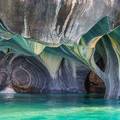 Marble Caves in Southern Patagonia, Chile